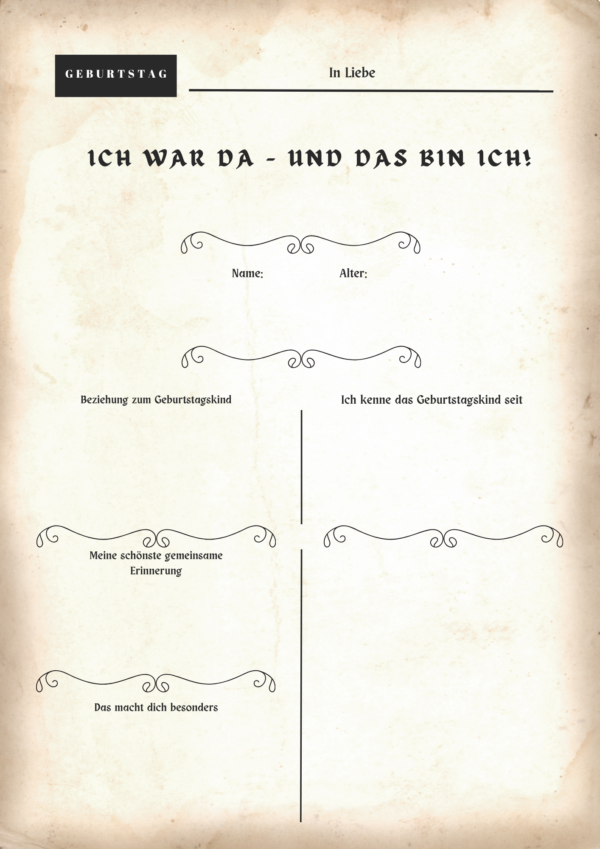 Freundebücher & Zeitungen 9