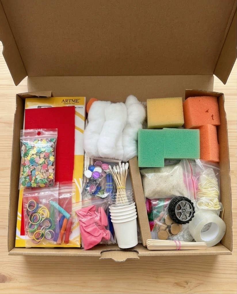 Vollbunte Farbexplosion Kreativbox