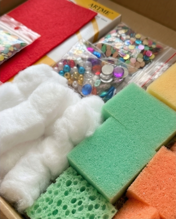 Vollbunte Farbexplosion Kreativbox