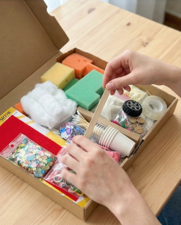 Vollbunte Farbexplosion Kreativbox