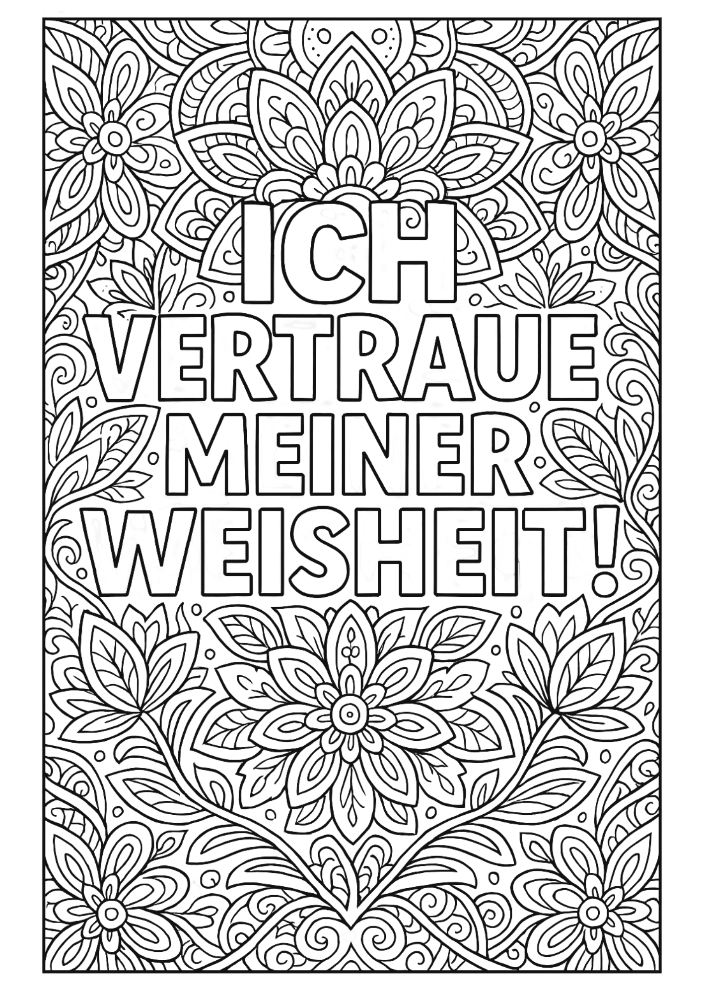 Ich vertraue meiner...
