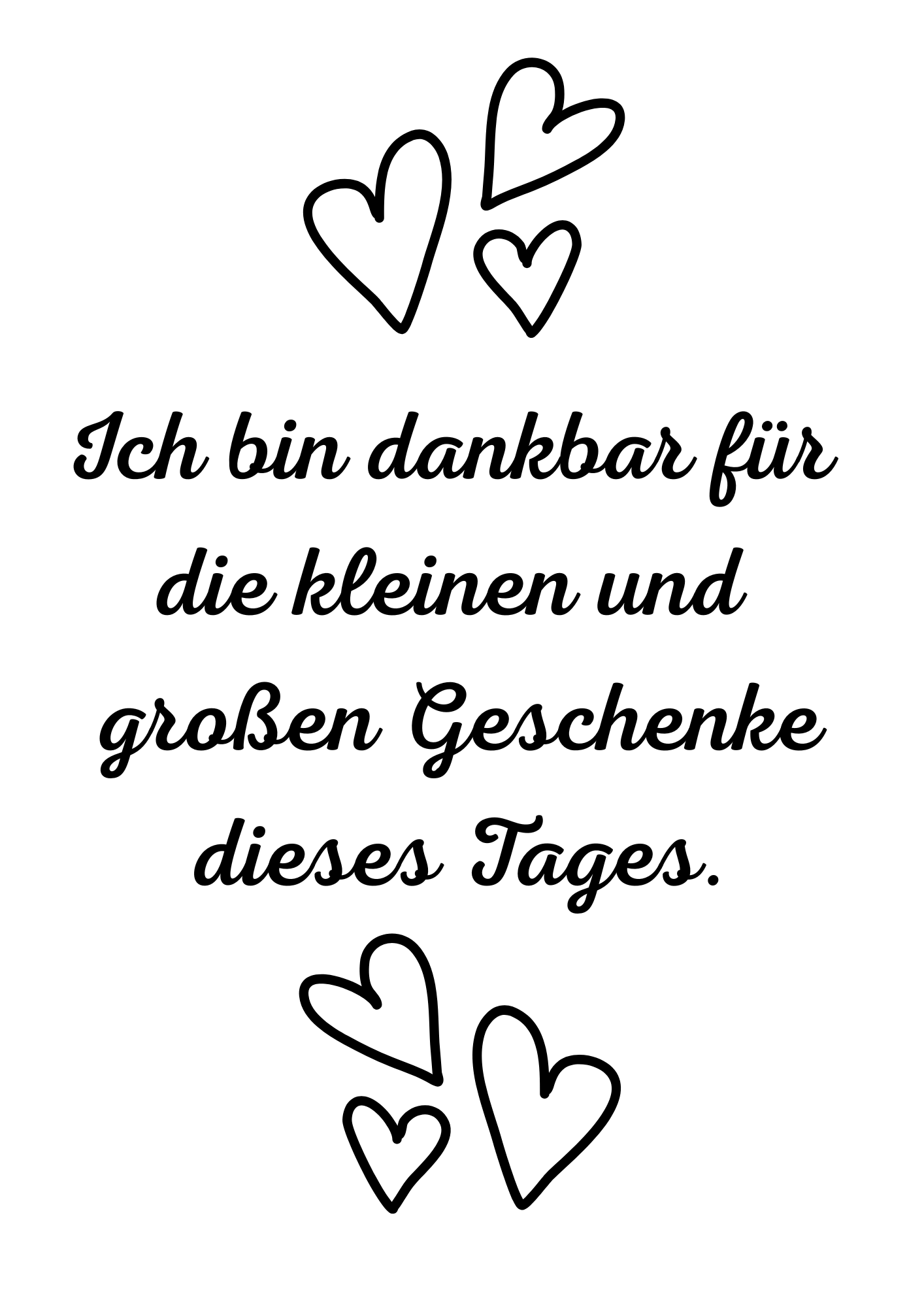 Ich bin dankbar...