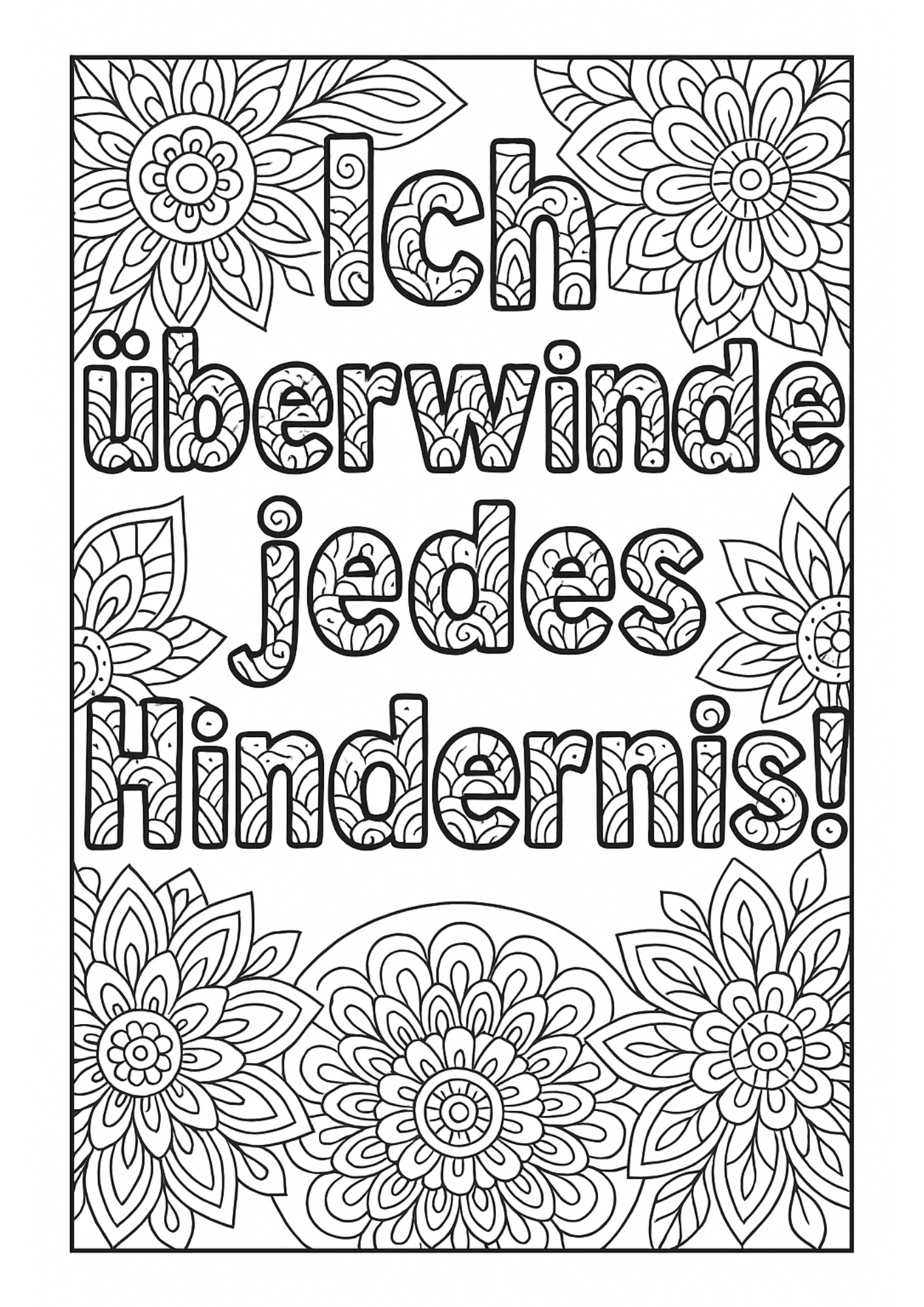 Ich überwinde...