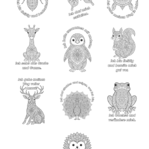 10 Krafttiere und Affirmationen - Bundle 2