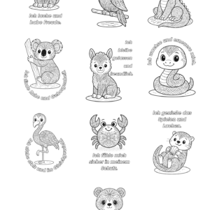 10 Krafttiere und Affirmationen - Bundle 5