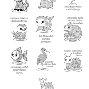 10 Krafttiere und Affirmationen - Bundle 6