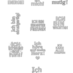 Affirmationen-Bundle-10 Stück