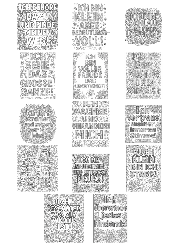 Affirmationen-Bundle 2-14 Stück