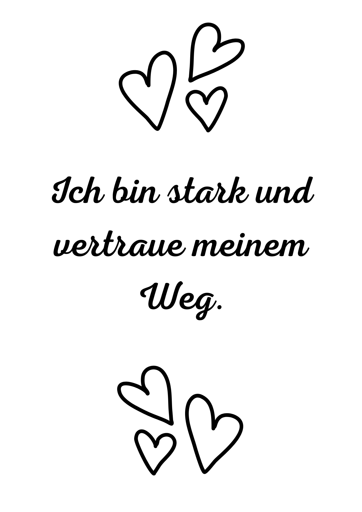 Ich bin stark...