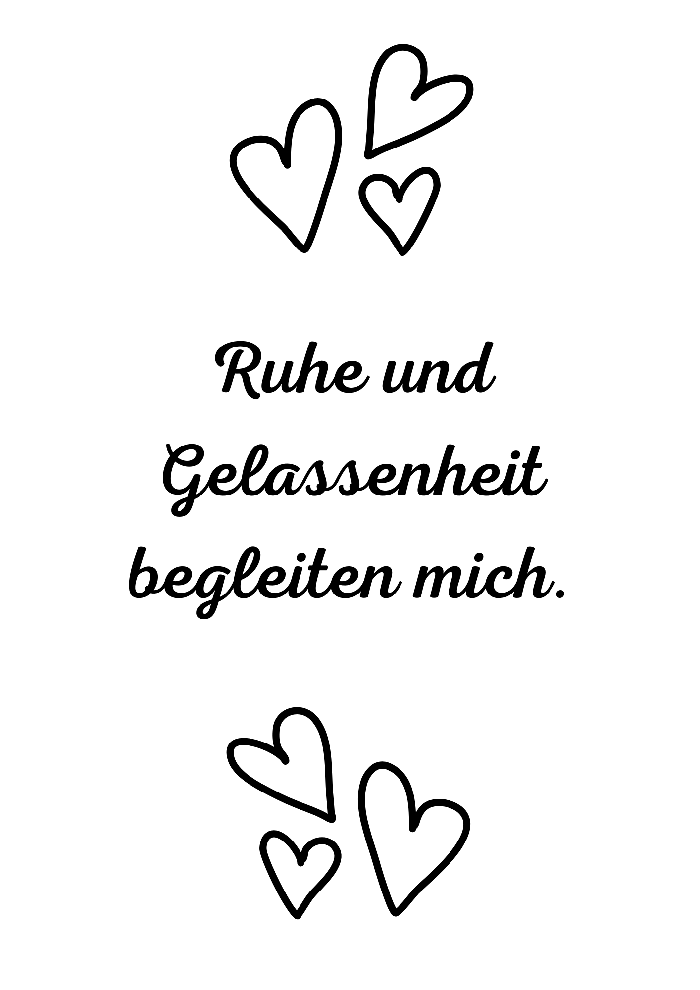 Ruhe und Gelassenheit...