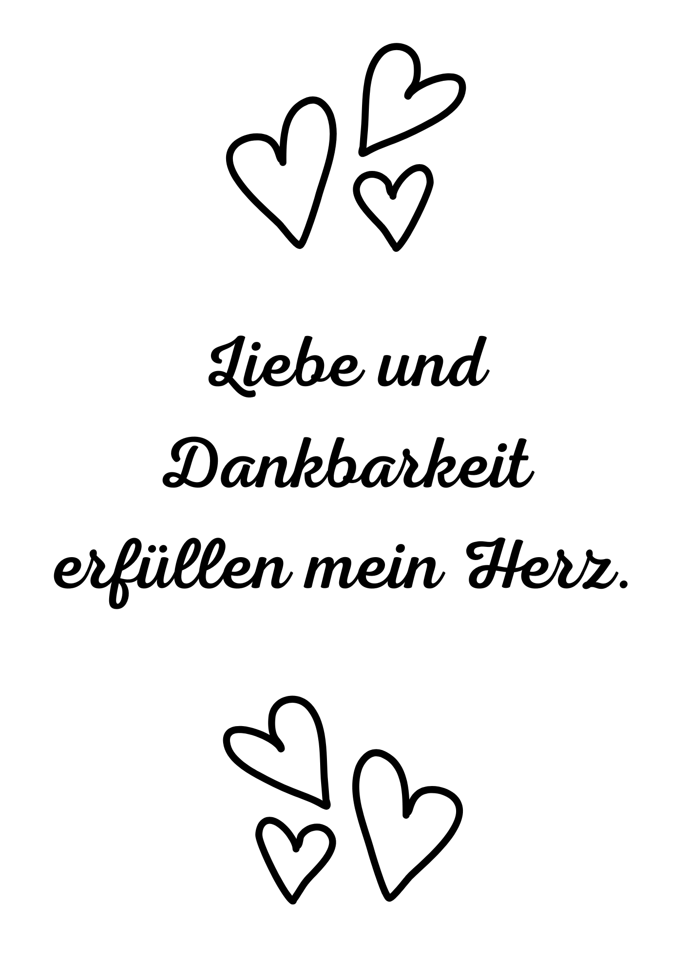 Liebe und Dankbarkeit...