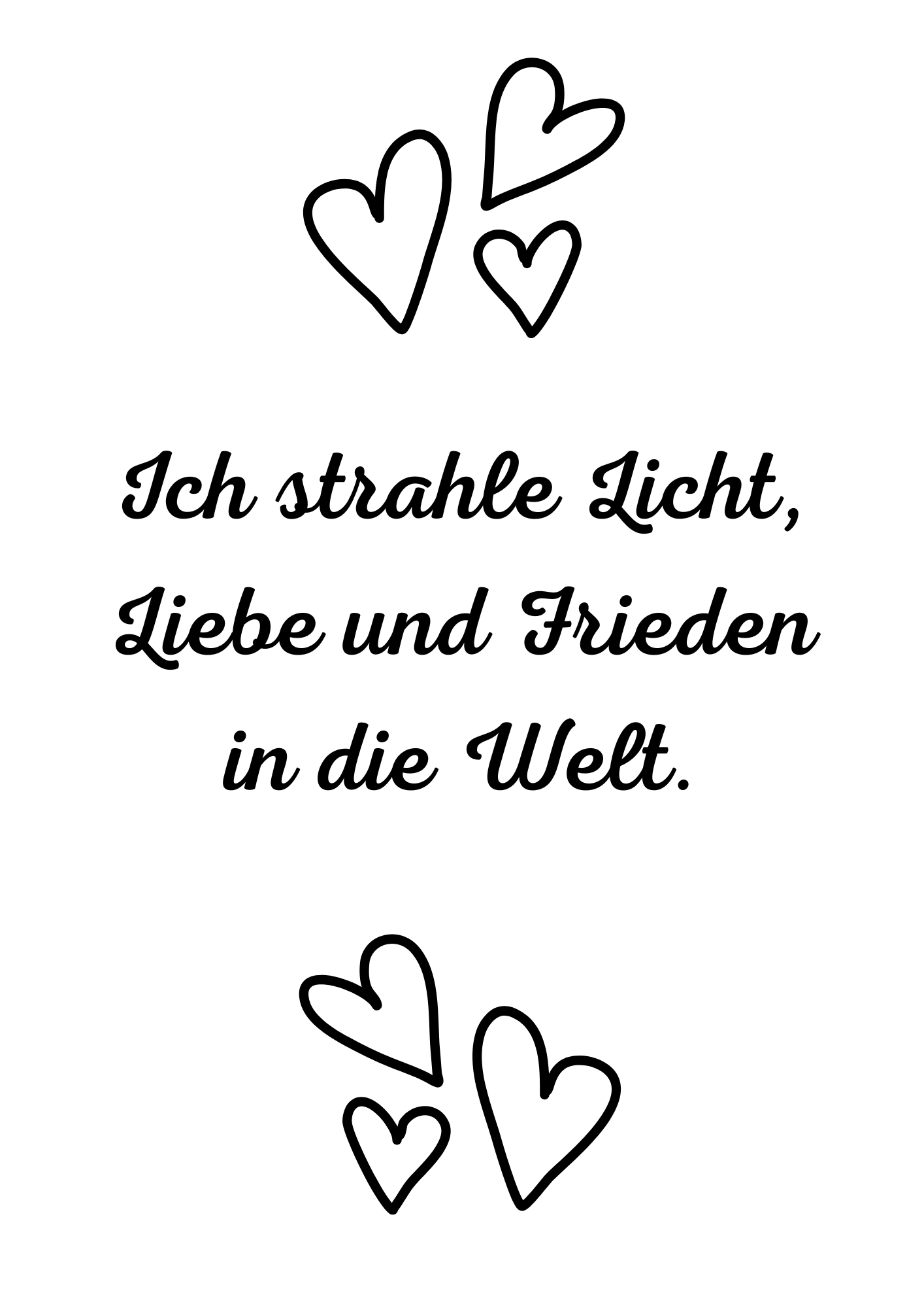Ich strahle Licht...