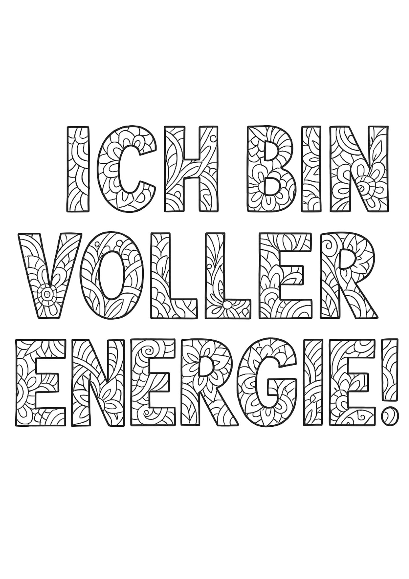 Ich bin voller...