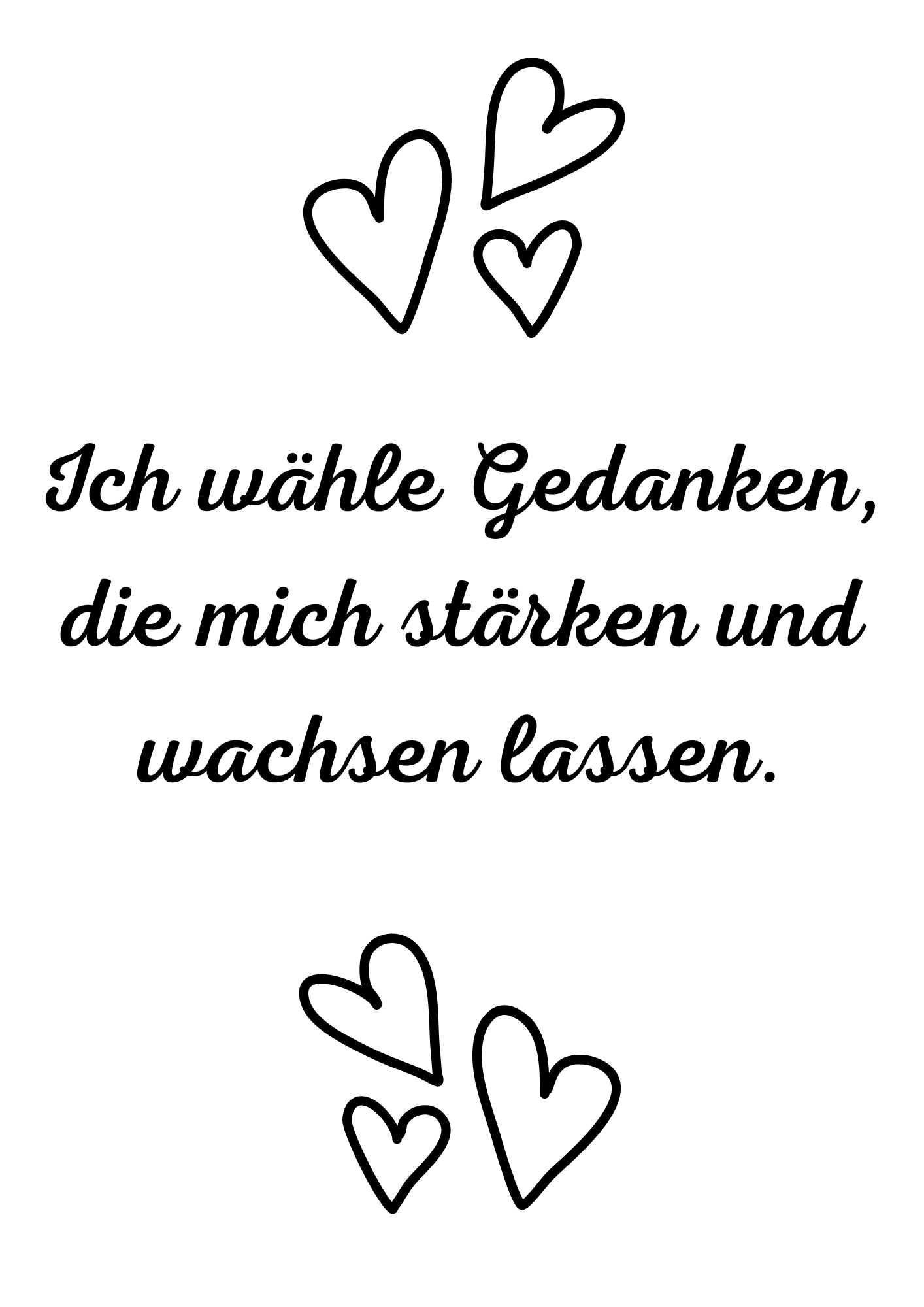 Ich wähle Gedanken...