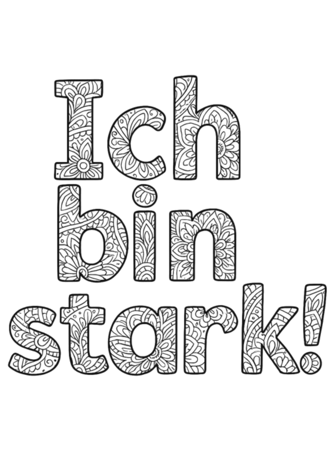 Ich bin stark