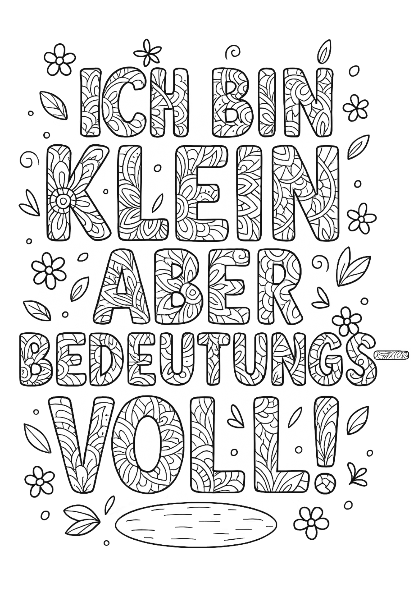Ich bin klein aber...