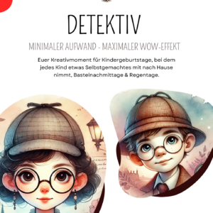 Detektiv Kreativ-Partybundle