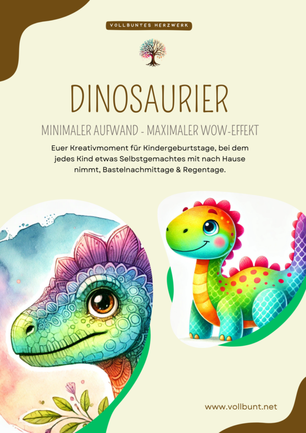 Dinosaurier Kreativ-Partybundle