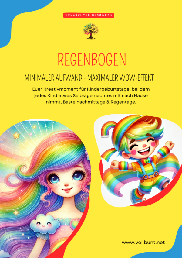 Regenbogen Kreativ-Partybundle