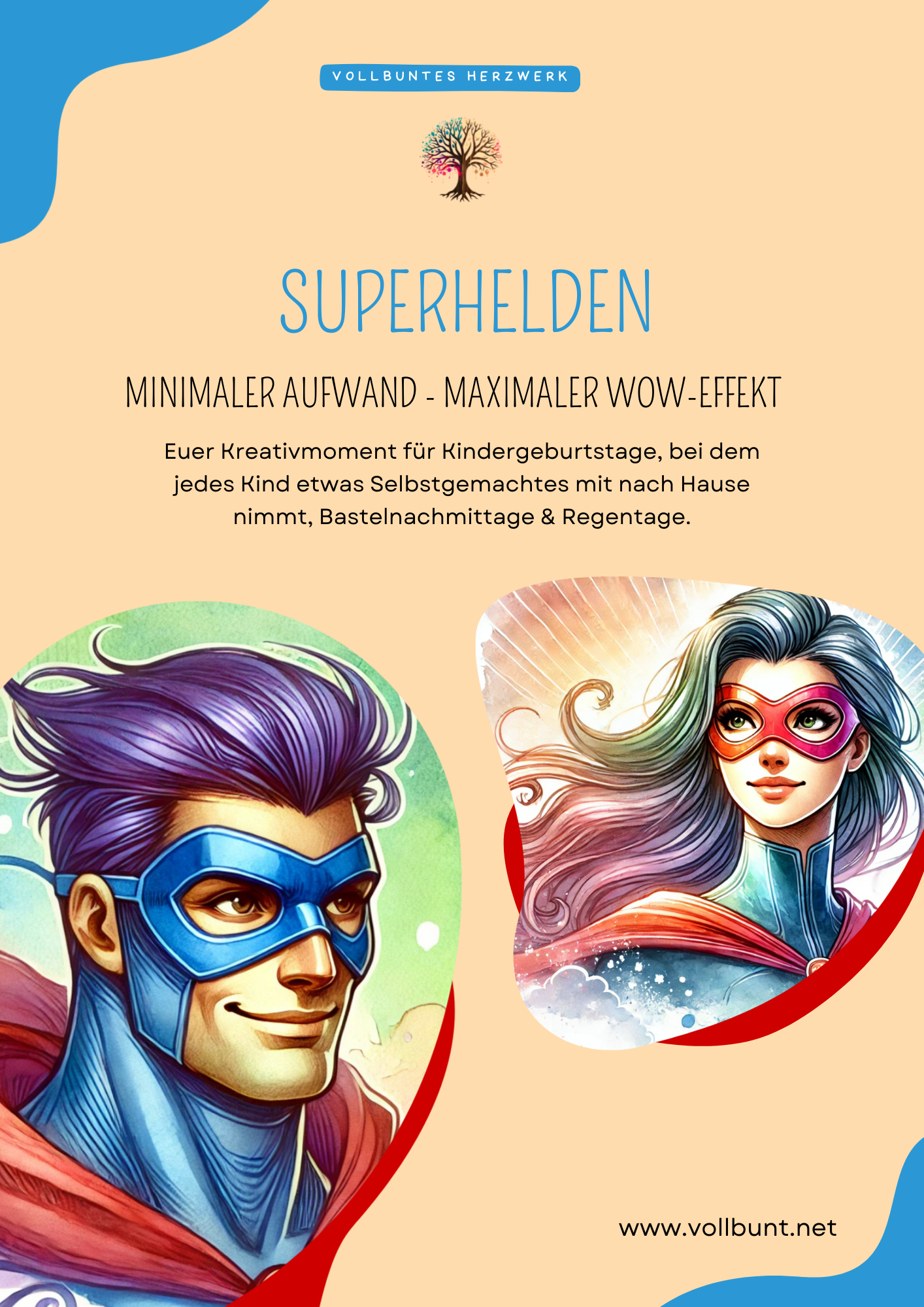 Superhelden Kreativ-Partybundle