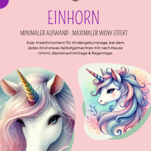 Einhorn Kreativ-Partybundle