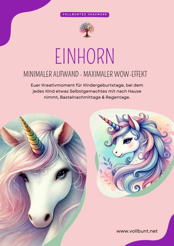 Einhorn Kreativ-Partybundle