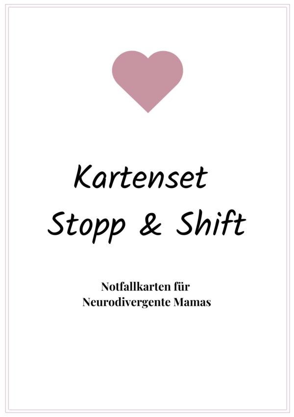 Notfallkarten für ADHS-Mamas (zum Ausschneiden)